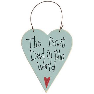 personalised fathers day message heart by country heart