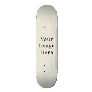 Vintage Neutral Ivory White Parchment Paper Skateboard Deck