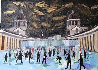 ice skating at greenwich by rosalind freeborn