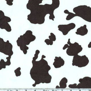 Minky Cuddle Cow Black/White Fabric