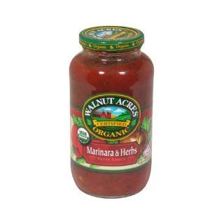 Walnut Acres Organic Marinara Pasta Sauce with Herb, 25.5 Ounce    12 per case  Alfredo Sauces  Grocery & Gourmet Food