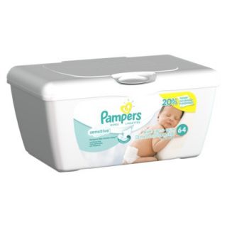 Pampers Sensitive Wipes   64 Count