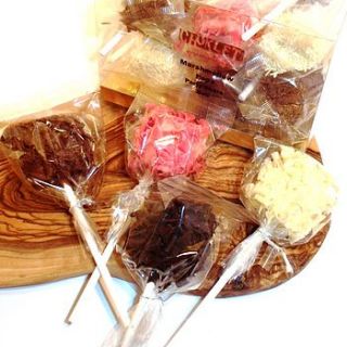 chocolate dipped marshmallow pop by choklet