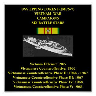USS EPPING FOREST (MCS 7) POSTER