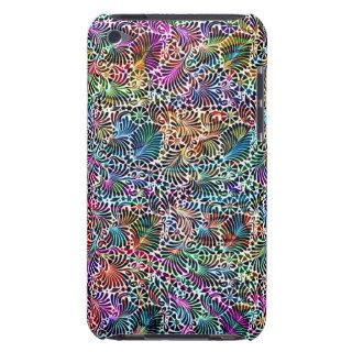 Colorful Baroque Floral Pattern Barely There iPod Covers