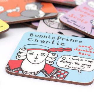 bonnie prince charlie coaster by gillian kyle
