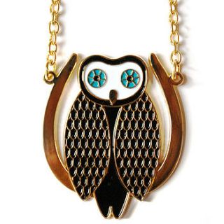 mysterious owl necklace by superfumi