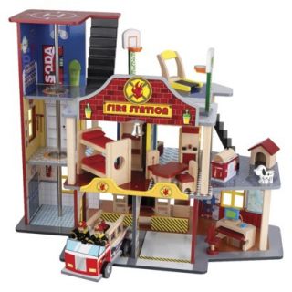 Kidkraft Deluxe Fire Station Rescue Play Set