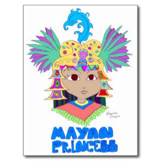 Mayan Princess Post Cards