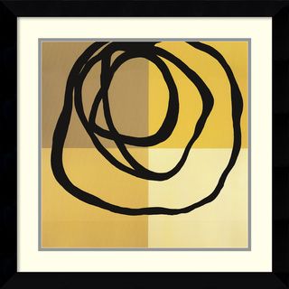Gregory Garrett 'Swirl Pattern I' Framed Art Print Prints