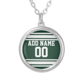 Team Jersey with Custom Name and Number Necklaces