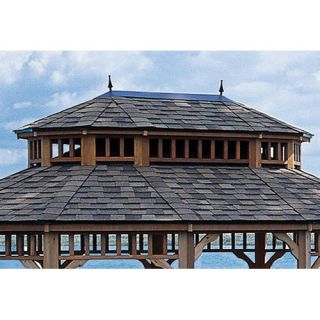 Monterey Oval Second Tier 12 W x 16 D Roof
