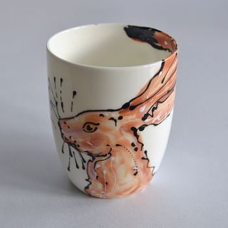 hare china mug by rose cottage