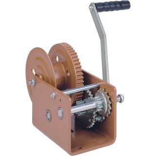 Dutton-Lainson Winch with Automatic Brake — 2500-Lb. Capacity, Model# DLB2500A  Hand Winches