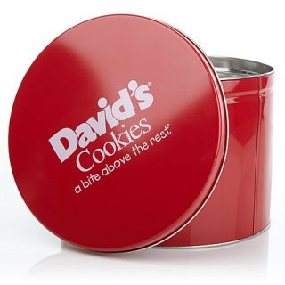 David's Cookies 5 lbs. Brownies and Crumb Cakes in Red Tin