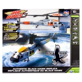 Air Hogs RC Black Hawk Helicopter   Orange and W