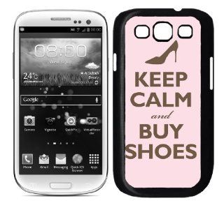 Keep Calm Buy Shoes Pink Samsung Galaxy S3 SIII i9300 Case Fits Samsung Galaxy S3 SIII i9300 Cell Phones & Accessories
