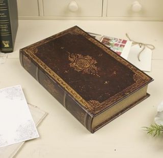 antique secret book box by dibor
