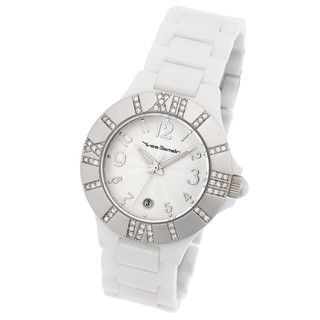 Yves Bertelin Paris Women's White Ceramic Crystal Watch Yves Bertelin Paris Women's More Brands Watches