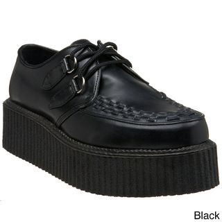 Demonia Men's 'V Creeper 502' Topstitched Creeper Shoes Demonia Oxfords