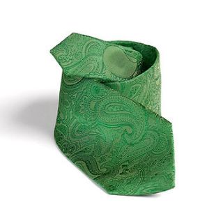 paisley tie by pin collar shirts