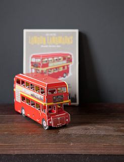 make your own landmark routemaster by rose & grey