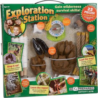 22-Pc. Exploration Station — Wilderness Survival  Educational Toys