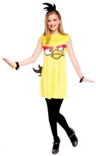 Girl's Angry Birds Yellow Bird Tween Costume Clothing