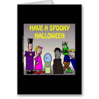 Spooky Halloween Greeting Card