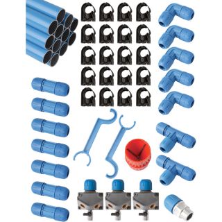 RapidAir 1in. FastPipe Master Kit — 100-Ft. Kit with 3 Outlets, Model# F28100  Air Compressor Piping Kits