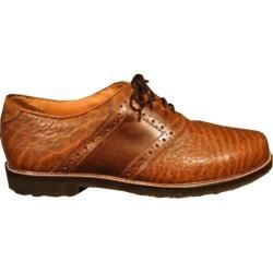 Men's Buffalo Jackson Trading Co. Denver Walnut Tumbled Bison/Briar Waxy Leather Buffalo Jackson Trading Co. Oxfords