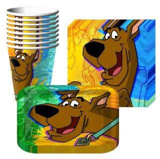 Scooby Doo Mod Mystery Party Supplies Pack Including Plates, Cups and Napkins  8 Guest Toys & Games