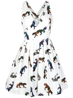 Msgm Panther Print Dress   Tootsies