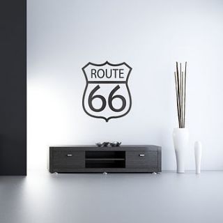 route 66 wall stickers by sunny side up