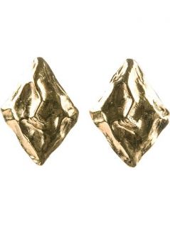 Yves Saint Laurent Vintage Art Diamond Earrings   Katheleys