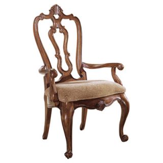 Universal Furniture Villa Cortina Carved Back Arm Chair