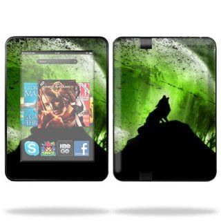 MightySkins Protective Skin Decal Cover for  Kindle Fire HD (fits only 7" previous generation) Tablet Sticker Skins Howling Wolf Computers & Accessories
