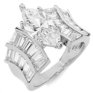 5.2ct Absolute™ Marquise with Baguette Sides Ring