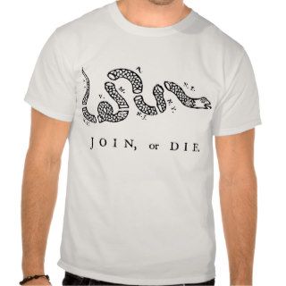 Join or Die Sons of Liberty T shirt