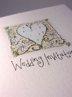 wedding invitation serendipity by claire sowden design