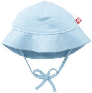 Zutano Unisex Baby Newborn Pastel Solid Sun Hat, Bluebird, 3 Months Clothing