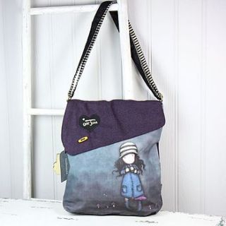 gorjuss toadstools wool shoulder bag by lisa angel homeware and gifts