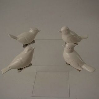 ceramic clip on birds by liberty bee