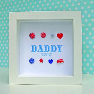 personalised father's day picture by sweet dimple