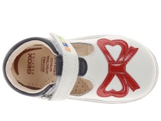 Geox Kids Baby Bubble 43 (Toddler) White/Navy