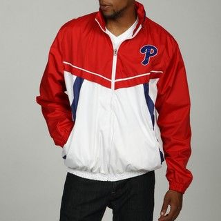MLB Men's Full Zip Color block Phillies Jacket Jackets