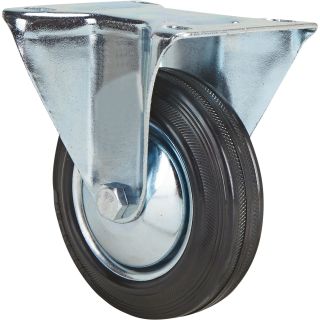 4in. Rigid Rubber Caster  Up to 299 Lbs.