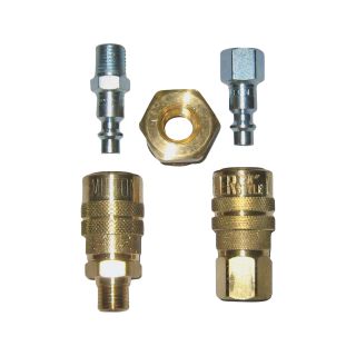 Milton Industries Reducers — 3/4in. to 1/4in., 5-Pc. Set, Model# S-222  Air Couplers   Plugs