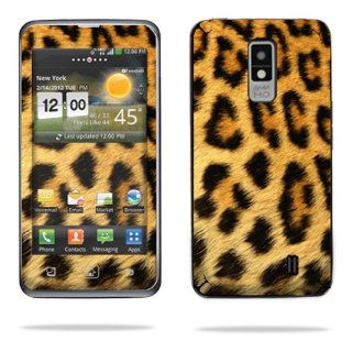 Protective Vinyl Skin Decal Cover for LG Spectrum 4G Cell Phone Sticker Skins Cheetah Cell Phones & Accessories
