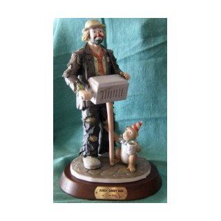 Emmett Kelly Jr. Figurine "Hurdy Gurdy Man"  Collectible Figurines  